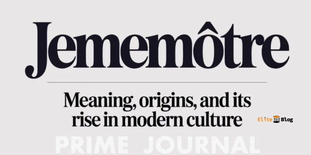 Trend Potential of Jememôtre